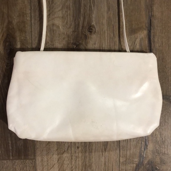 Vintage MORRIS MOSKOWITZ Genuine Leather Shoulder Bag / Large Clutch - Picture 7 of 11